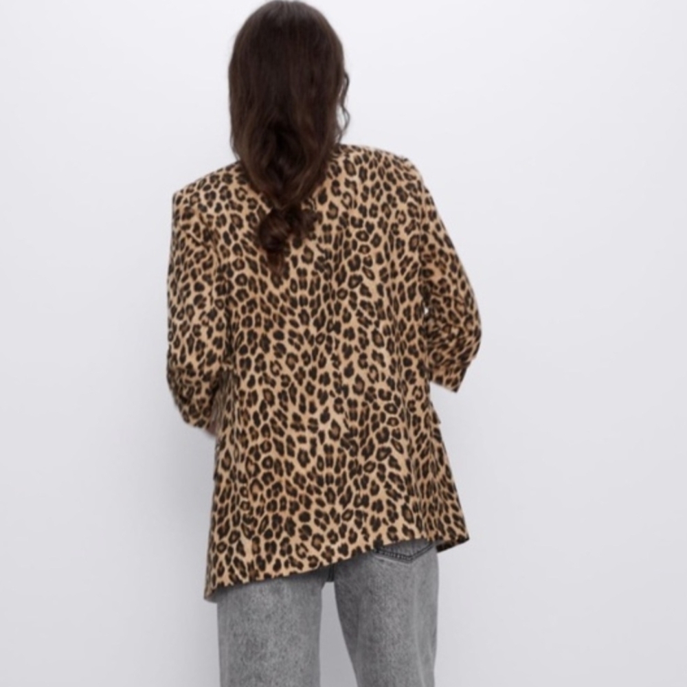 Zara Leopard Print Jacket - Picture 2 of 5
